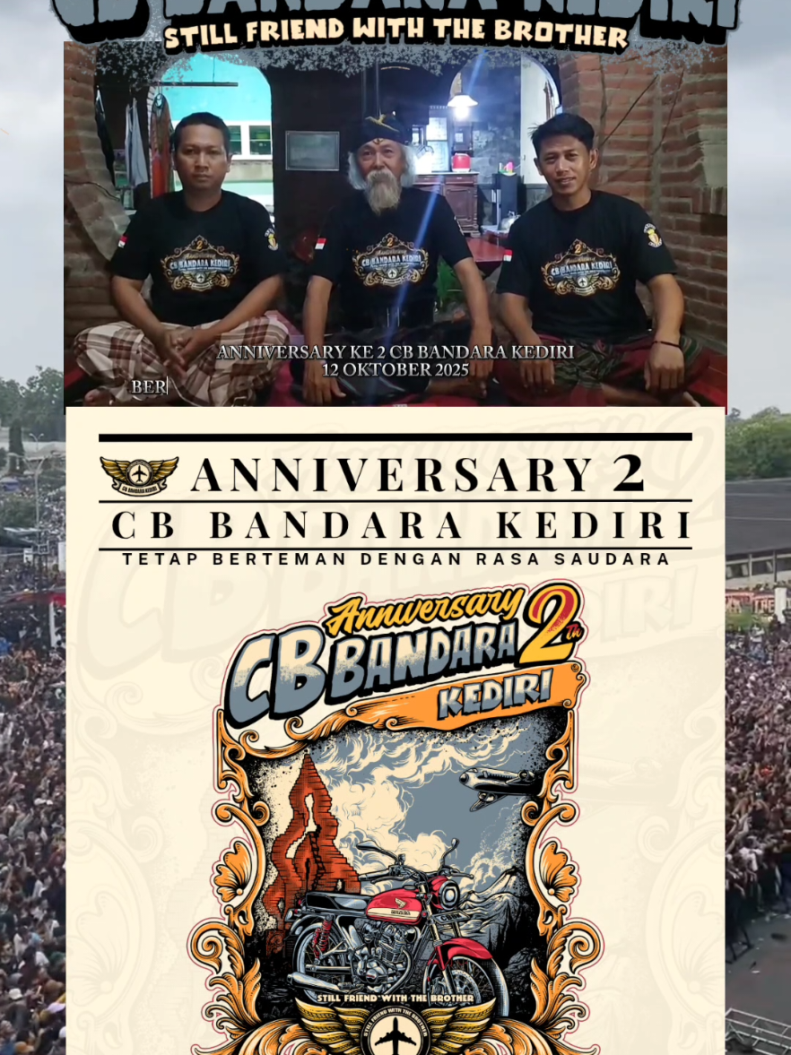 Info akurat dari AG 1 (Abah Qoyum) ketua umum cb Nganjuk bersartu Hadiri dan meriyahkan gelar acra cb bandara kediri.. #CapCut #fyp #cb #cbindonesia #cbjatim #cbnusantara 