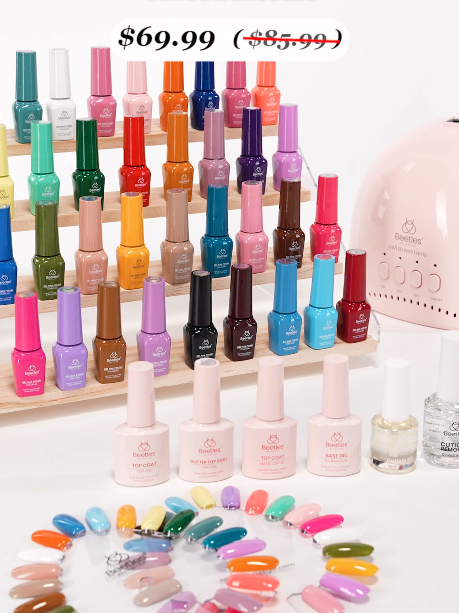 Enjoy the summer with vivid shades☀️ 🍹 Using Beetles 35 Colors Gel Nail Polish Kit #beetlesgelpolish #TikTokShopBacktoSchool #tiktokmademebuyit #tiktokshopfinds #prettynails #nailartist #nailart #fyp #nails #nailsoftiktok #summernails #beetlesnails #gelpolish #colorfulnails