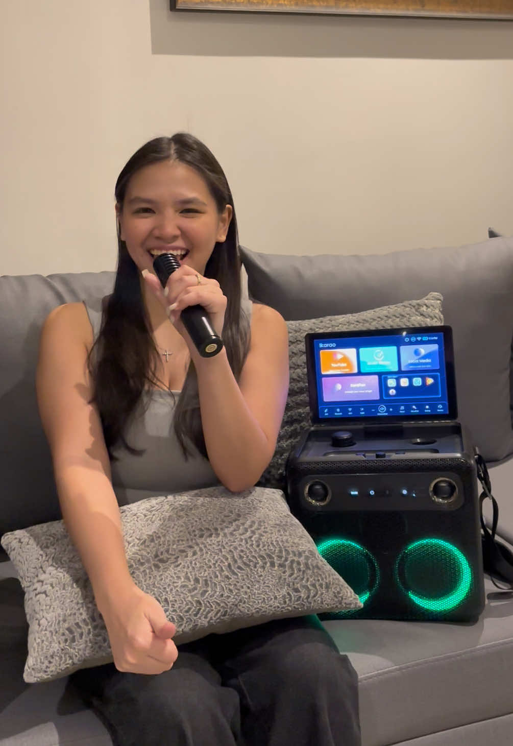 🎵girl quit playing🎵 because every song is a vibe with Ikarao 🙂‍↕️ Head to ikarao.com.ph or click the link on our bio to get an Ikarao Break X2! #IkaraoPH #trendingaudio #daily #karaoke #fyp #baby #transition 