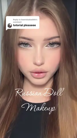 Replying to @bwendaabaddie #slavicdolls #russiandollmakeup tutoriall