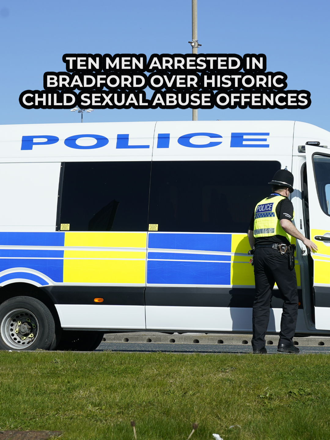 Ten men have been arrested over historic child sexual abuse offences. The individuals were arrested from addresses in Bradford.   The ten men, aged between 49 and 71 have been interviewed and bailed pending further enquiries.  The allegations relate to offences, which are reported to have occurred in the District between 1994 and 1997 and relate to six victims who were aged 13 to 15 at the time.   #Bradford #ukcrime #uknews #GBNews