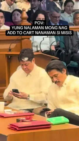 POV YUNG MAHILIG MAG ADD TO CART ANG MISIS NIYO BESTIE! 🙌 #robinpadilla #kikopangilinan #philippines🇵🇭tiktok #fyp #senado 