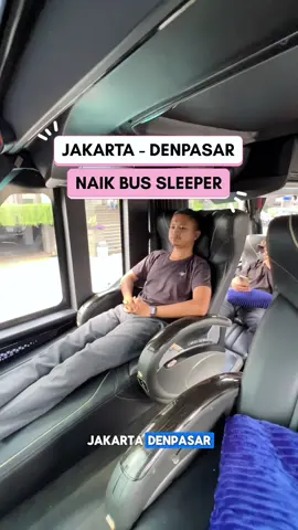 Jakarta - Denpasar Naik Bus sambil Rebahan 🙌🏻.  #fyp #Vlog #fypシ゚viral #fyppppppppppppppppppppppp #fypage #trending #tiktoktraveller #transportasiumum #busmewah #bussleeper #jakarta #denpasar #cici #id #ai #asistenaicici #sleeperbus 