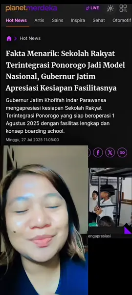 keren banget ada sekolah rakyat kyg gini , semoga pendidikan Indonesia jadi makin baik #sekolahgratis #sekolahterintregasi #ponorogo #jatim #jawatimur #beritaindonesia 