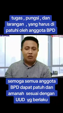 #inpo #desa  tugas , pungsi dan larangan untuk anggota BPD #inpo #desa 