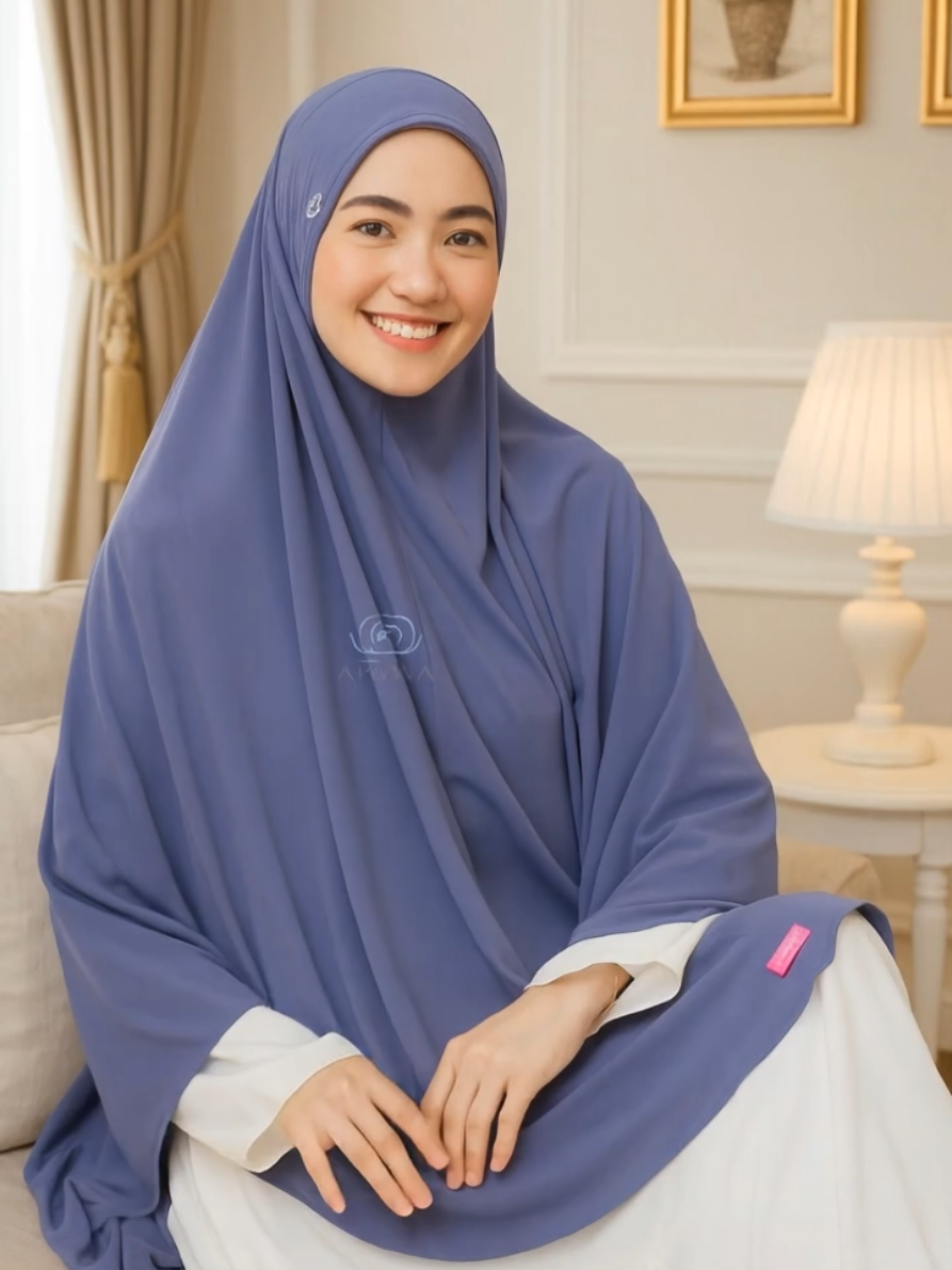 Arafa Hijab- Khimar Livia xL | jilbab Instan Syari Non Pet Terbaru | Bahan Jersey ITY Premium Jumbo | Nyaman Dipakai & Bisa untuk Salat #arafa #hijab #khimar #jilbab #syari #muslim 