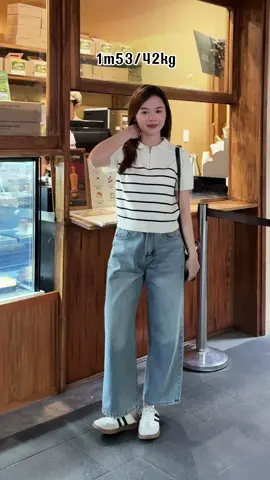 Quần suông ống rộng thêu gấu 9 tấc cho nấm lùn #ledacollection #ledaquanjean #quanjeannamlun #quanjeanongsuongrong #summervibes #quanjeannu #quanjeantheugau 