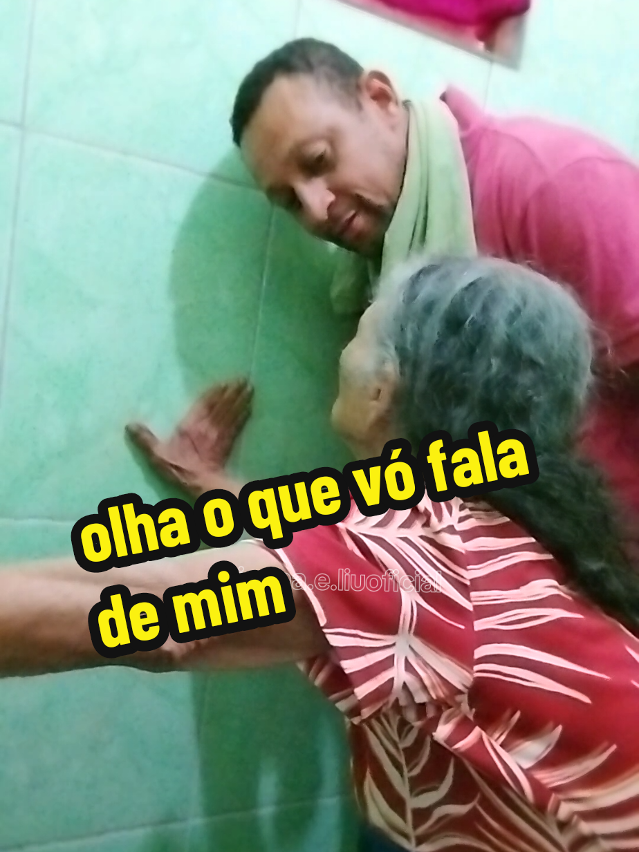 olha o que vó falou de mim #alzheimer #demencia #saudemental #amor #cuidado #idoso #banho #pravoce 