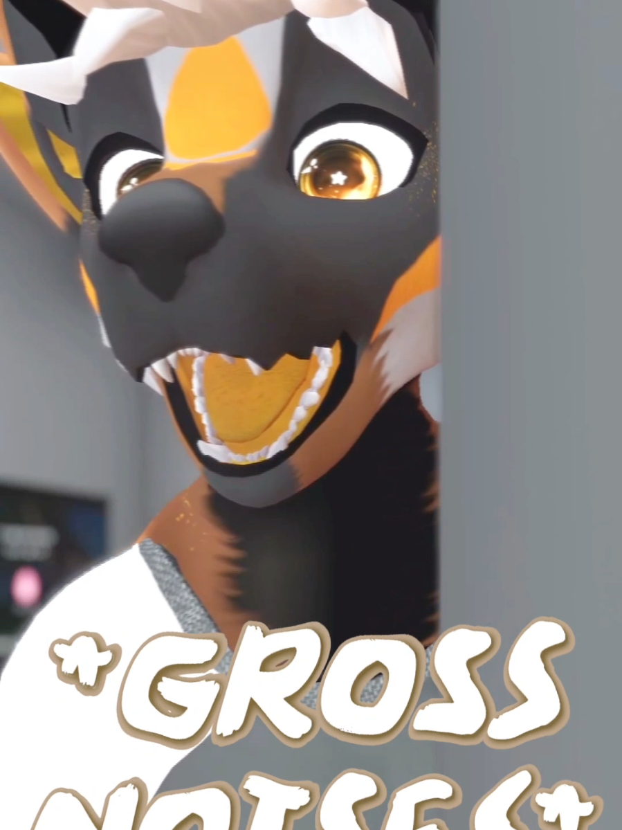 I felt dirty making this lol #vrchat #facetracking #meme #furry #watermelon #gross 