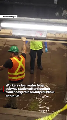 Torrential summer storms battered the Big Apple on Thursday, trapping a LIRR train filled with passengers and submerging cars on a Queens highway in a travel nightmare that hampered the evening rush.