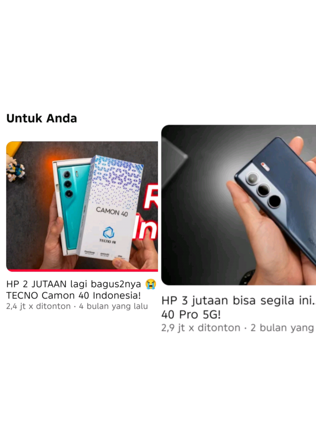 2 setengah jutaan allrounder bisa sebagus ini, apalagi yang pro nya 😜 #tecnocamon40 #camon40series #tecnoindonesia #camon40 #fyp 