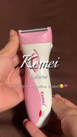 This is your sign to buy this painless epilator from kemei! #fyp #epilator #epilatorforhairremoving #painlessepilator #trending 