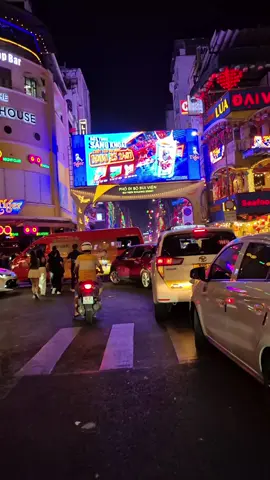 Phố đi bộ Bùi Viện về đêm 😁 #phodibobuivien #photaybuivien #phodibo  #buivienwalkingstreet #buivien  #buiviensaigon #saigon  #tphcm 