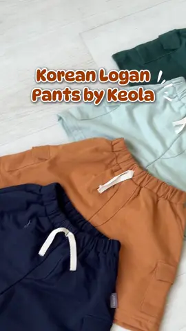 Yukk tambah kokeksi anak dengan Korean Logan pants dari Keola! 🩳👦🏻🧡 #keola #fyp #pants #celanaanak #celanacargo 