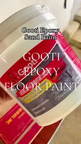 Worth the price to ! Gooti Epoxy Sand Paint🩷 #fypシ゚viral #fypシ゚ #gootiepoxyfloorpaint 