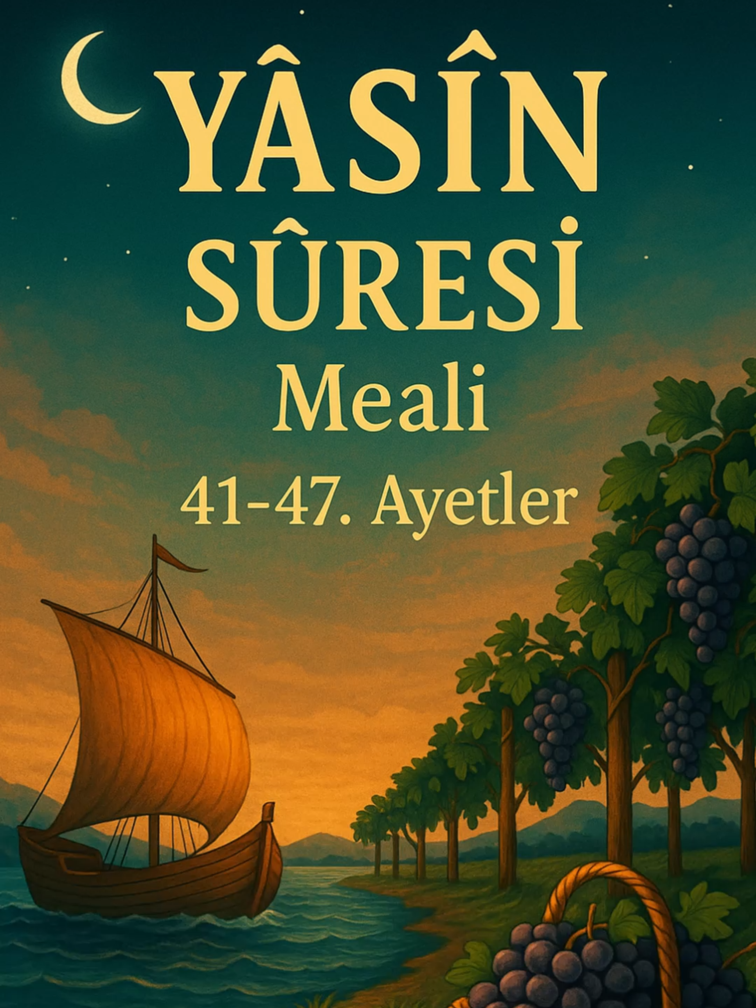 Yâsîn Suresi Meali 41-47. Ayetler