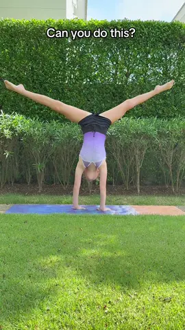 Handstand! Can you do this? #gymnastics #flexibility #sofiamarininagymnast 