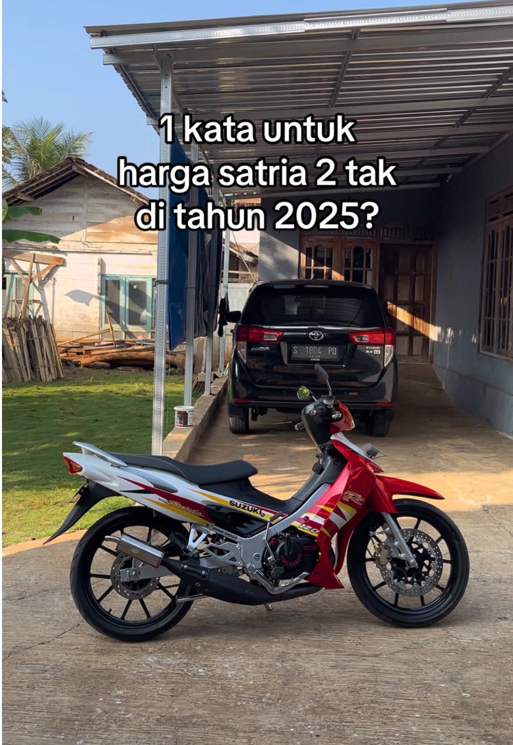 Ora umom😂 #fyp #satria2tak #satriahiu #2strokeindonesia 