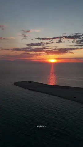 📍 Possidi Cape beach - Kassandra, Greece 🇬🇷 #Greece #kassandra #chalkidiki #dji #djimini4pro #sunsetlover #possidibeach 