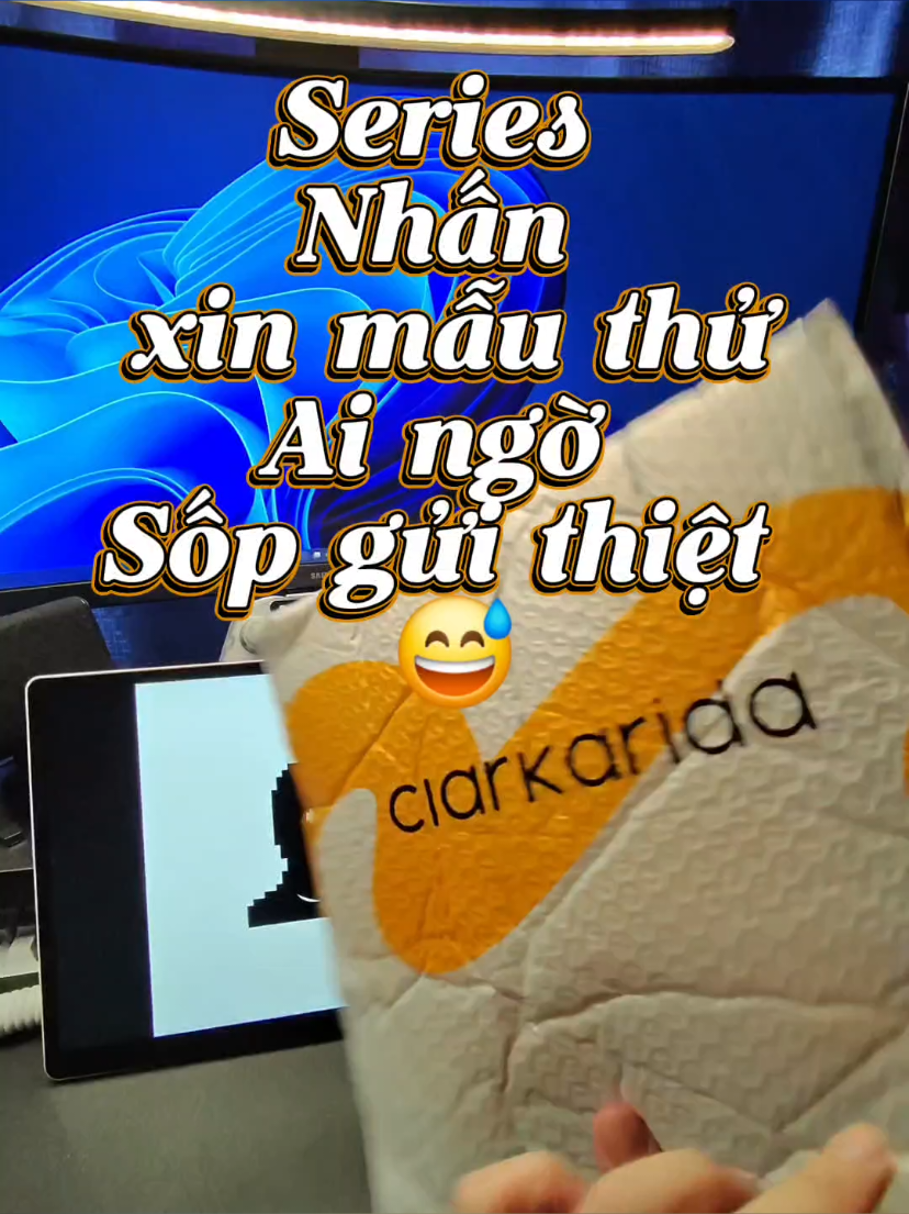 Series Nhấn xin mẫu thử, ai ngờ sốp gửi thiệt #1m6studio #unboxing #Clarkarida #boxer 