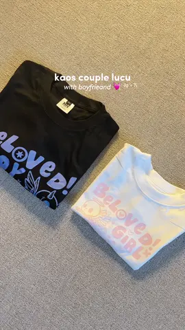 yakali  ga couplean selucu ini 🥹💖🫶🏻 #kaoscouple #coupleoutfit #beloved #belovedgirl #bajucouplepasangan #bajucouple #kaosbucin #tshirtcouple #croptop #coupleshirt #couplegoals #kaosbucinaesthetic #oufitcouple #noirnattirestudio #foryou 