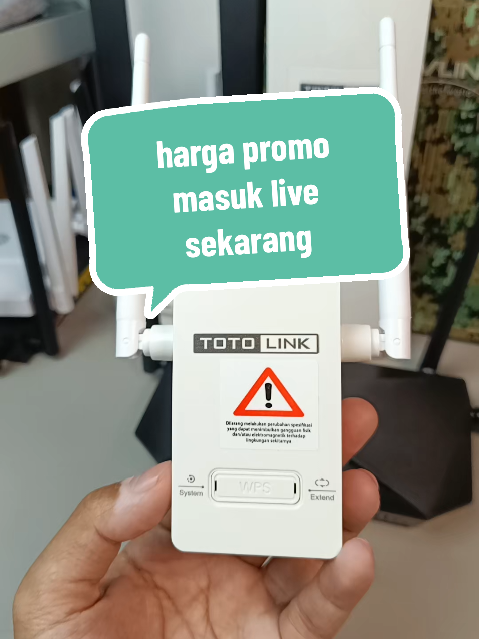 promo #guncang88 #wifiextender #totolink X200 dapatkan harga spesial masuk live streaming sekarang juga. 