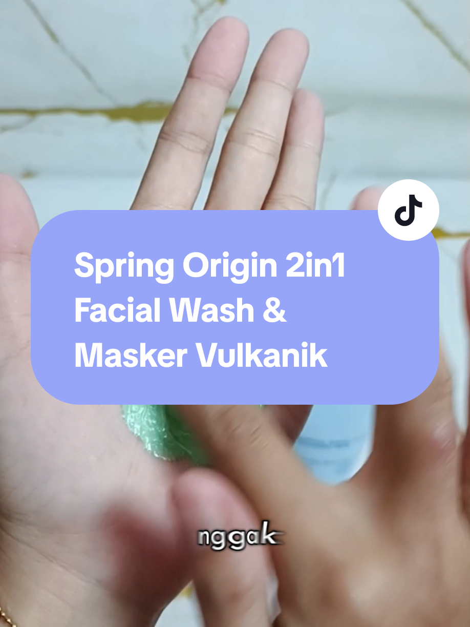 Spring Origin 2in1 Facial Wash & Masker Vulkanik #springorigin #skincarekorea #facialwash #claymask #guncang88 