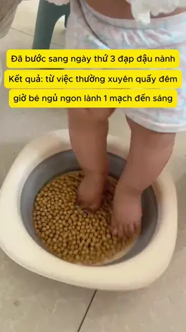 📌 Đạp đậu nành – liệu pháp đơn giản mà hiệu quả? Mẹ nào đang đau đầu vì bé hay quấy đêm, thử áp dụng xem sao nhé! 😴🌙 #GiấcNgủCủaBé #NuôiConKhỏe #mẹohaychomẹbỉm 