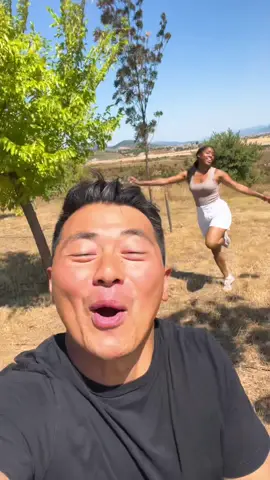 Partir Là-bas!!😝😂 #blasian #husbandandwife #blasianfamily #lapetitesirene #funnytiktok 