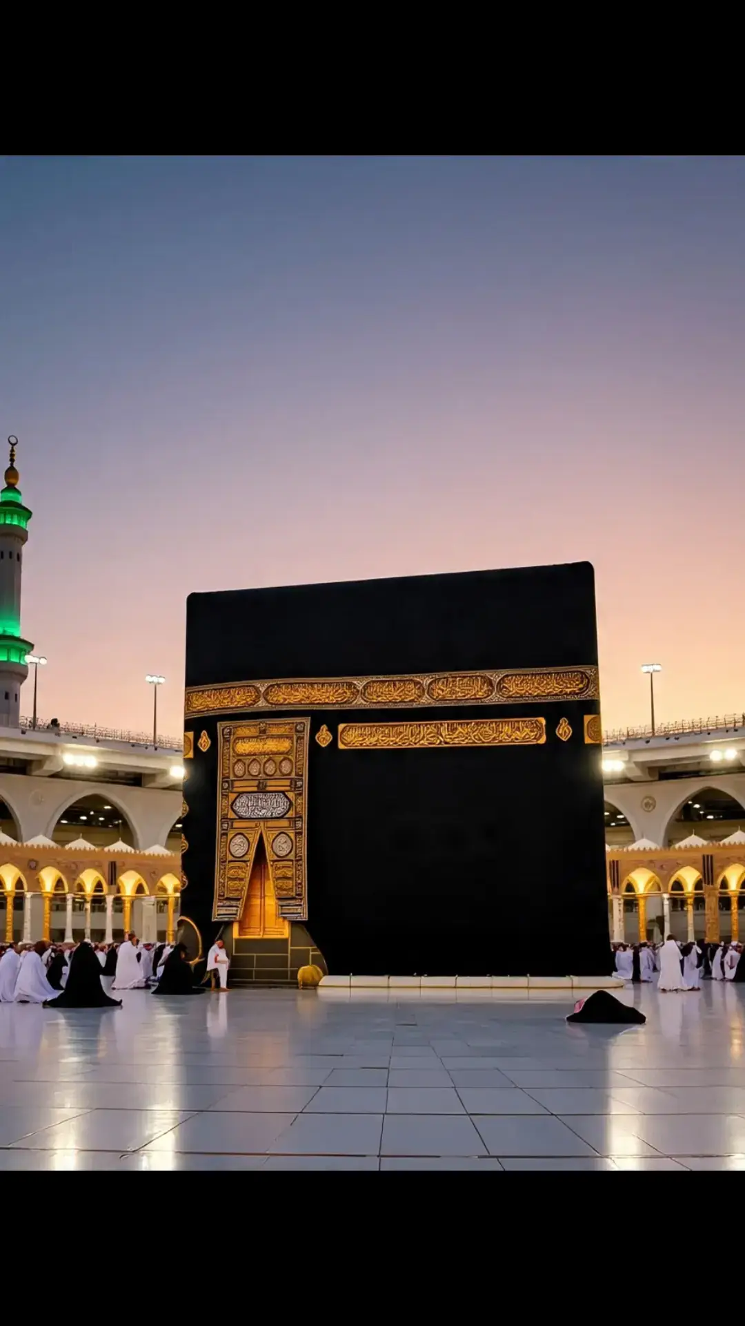 This image captures the majestic beauty of Masjid al-Nabawi, the Prophet's Mosque, located in the holy city of Madina. The iconic green dome marks the resting place of the Prophet Muhammad (PBUH). Surrounded by elegant minarets, the mosque's stunning architecture is illuminated under a clear blue sky. The expansive marble courtyard reflects the soft sunlight, creating a serene and spiritual atmosphere. Pilgrims are seen peacefully walking and praying, symbolizing the unity and devotion of Muslims from around the world. This sacred site is not only an architectural masterpiece but also a place of deep reverence and tranquility. #unfrezzmyaccount  #viral  #trading  #naatstatus  #mashallah  #foryou  #unfreez 