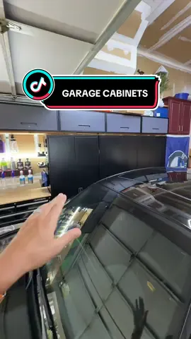 These garage cabinets have made such a big difference in my garage. I absolutely love them. 