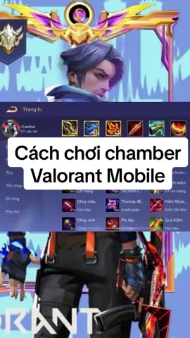 Với lối build đồ cục súc, không ngại var, chamber từ một agent Sentinel trở thành một Duelist !!! ❤️🇻🇳#Valorant #valorantmobile #settingvalorant #viral #lienquanmobile #garena #free_fire 