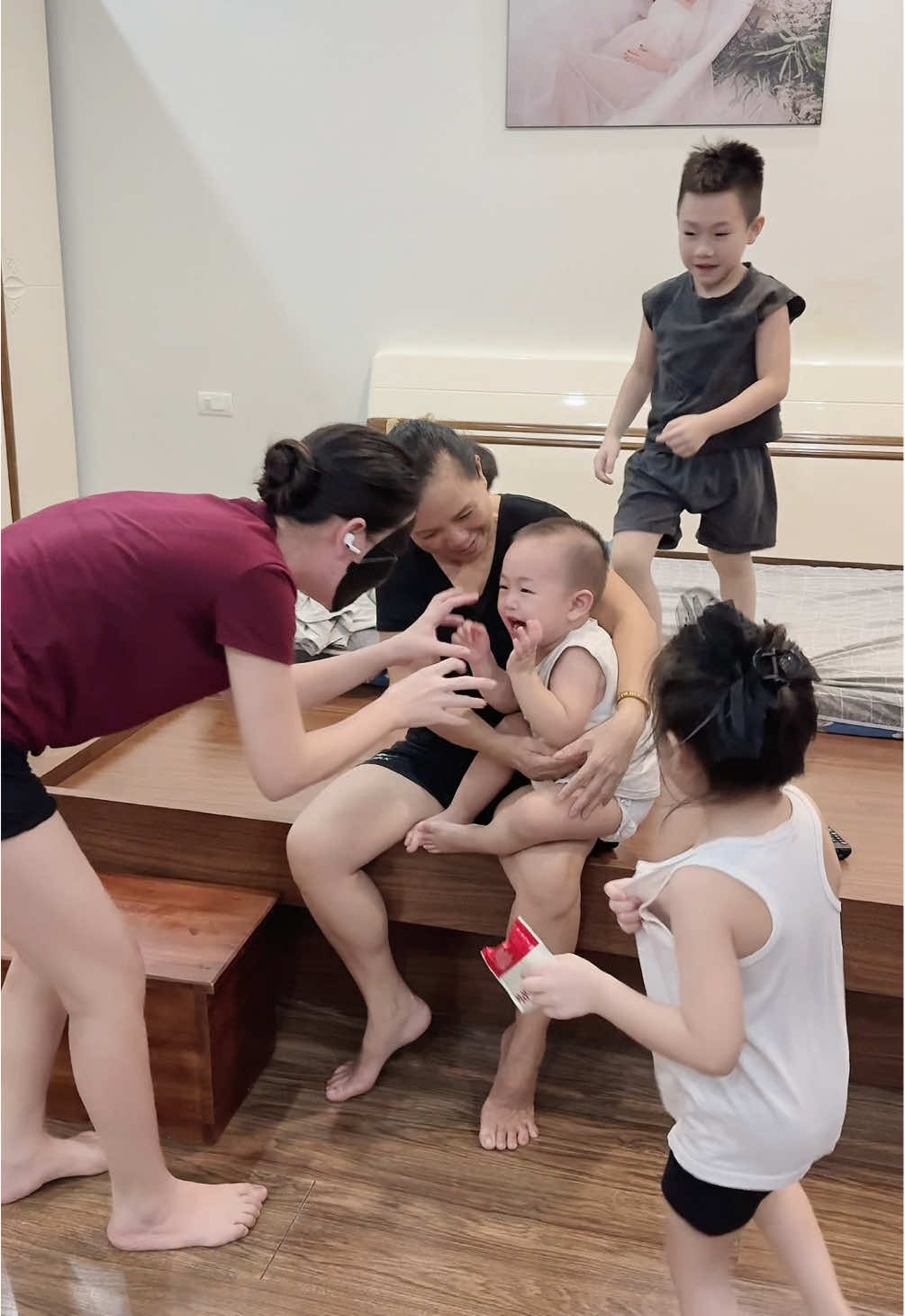 Bà mặt đen đây..!! 🤣🤣 #menamcon #anhcuabonem 
