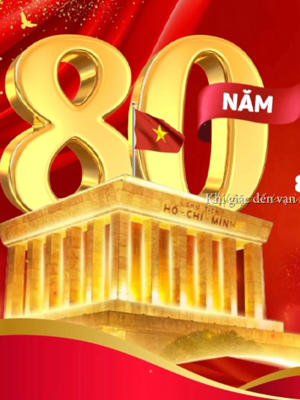 Banner, poster kỷ niệm ngày 2-9 , 80 năm ngày Quốc khánh nước CHXHCN Việt Nam #daihoi #80namquockhanh #2thang9 #quockhanh 