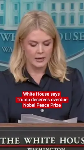 The White House has said that it’s “well past time” that Donald Trump was awarded the Nobel Peace Prize after brokering “a peace deal a month” since his second presidency began. Speaking to reporters on Thursday (31 July), Karoline Leavitt listed off a range of conflicts around the world which she claimed the US president ended.