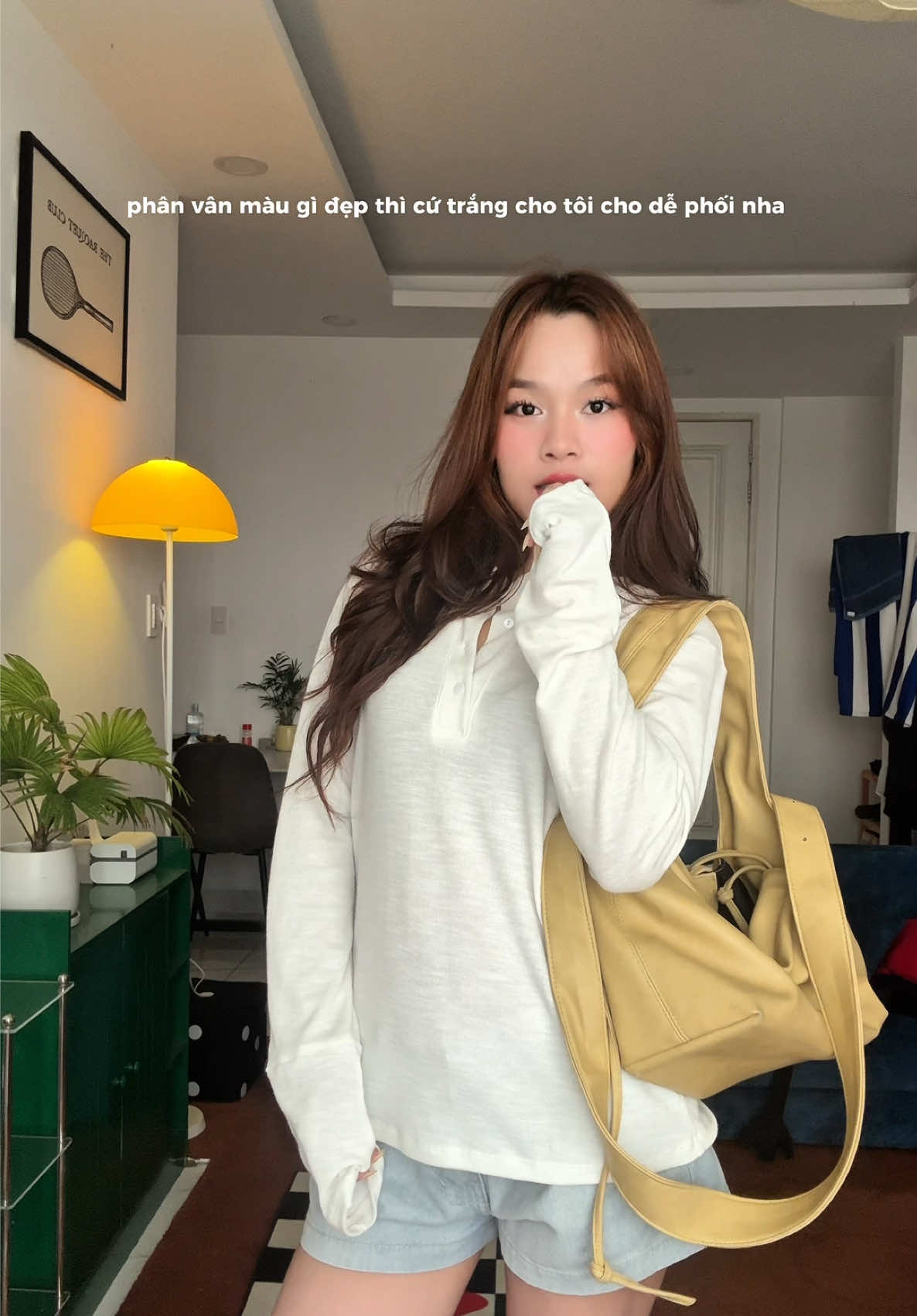 cái áo mặc từ đây tới tết vẫn đẹp 😆  #xuhuong #goclamdep #outfit #ao 