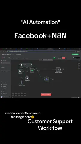 Wanna Automate facebook to N8N? Watch this🙂#learnai #aiautomation #wfh #coaching #virtual #fyp #artificelintelligence 