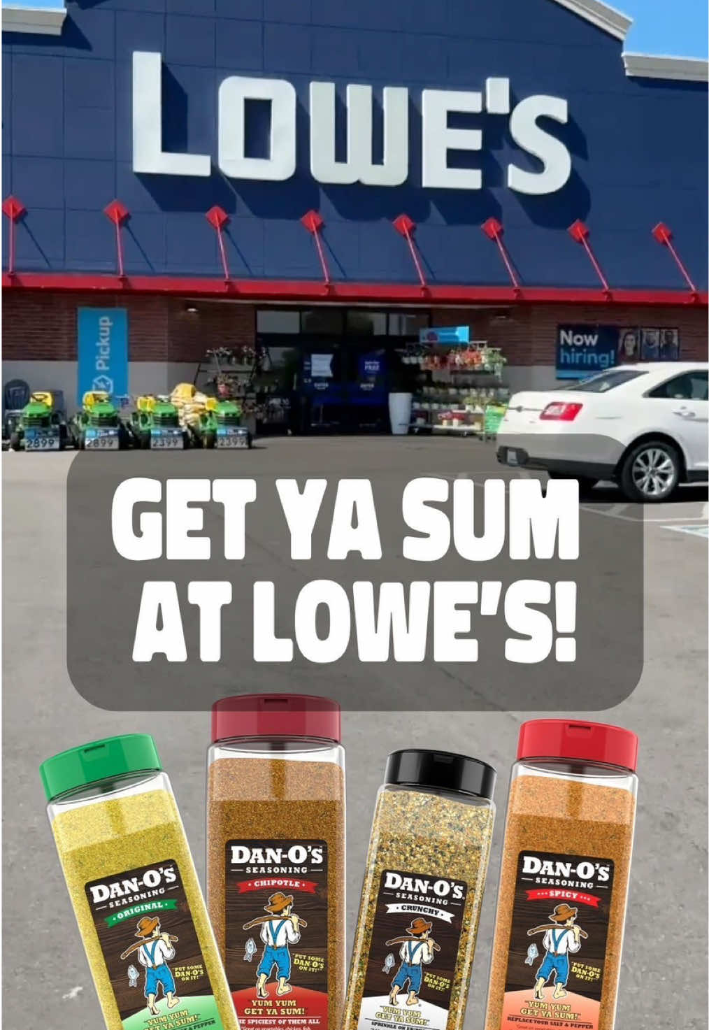 Never stop improving and never stop sprinkling! Yum Yum Get Ya Sum at @Lowe’s 🔥