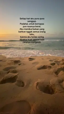 Setiap hari aku pura-pura sanggup. Padahal, untuk bernapas pun rasanya berat. Aku memikul beban yang bahkan nggak semua orang tahu, karena aku terlalu sering dipaksa kuat sampai lupa caranya mengeluh. Aku ingin menyerah… tapi aku tahu, tak ada yang akan menggantikanku kalau aku berhenti. #sadstory #🥀😥 #fyppppppppppppppppppppppp #sadvibes #viralditiktok #viralvideotiktok #sadstory🥀😥_💔💔😓😓😔😓 #viral?videotiktok #sadvibes🥀 