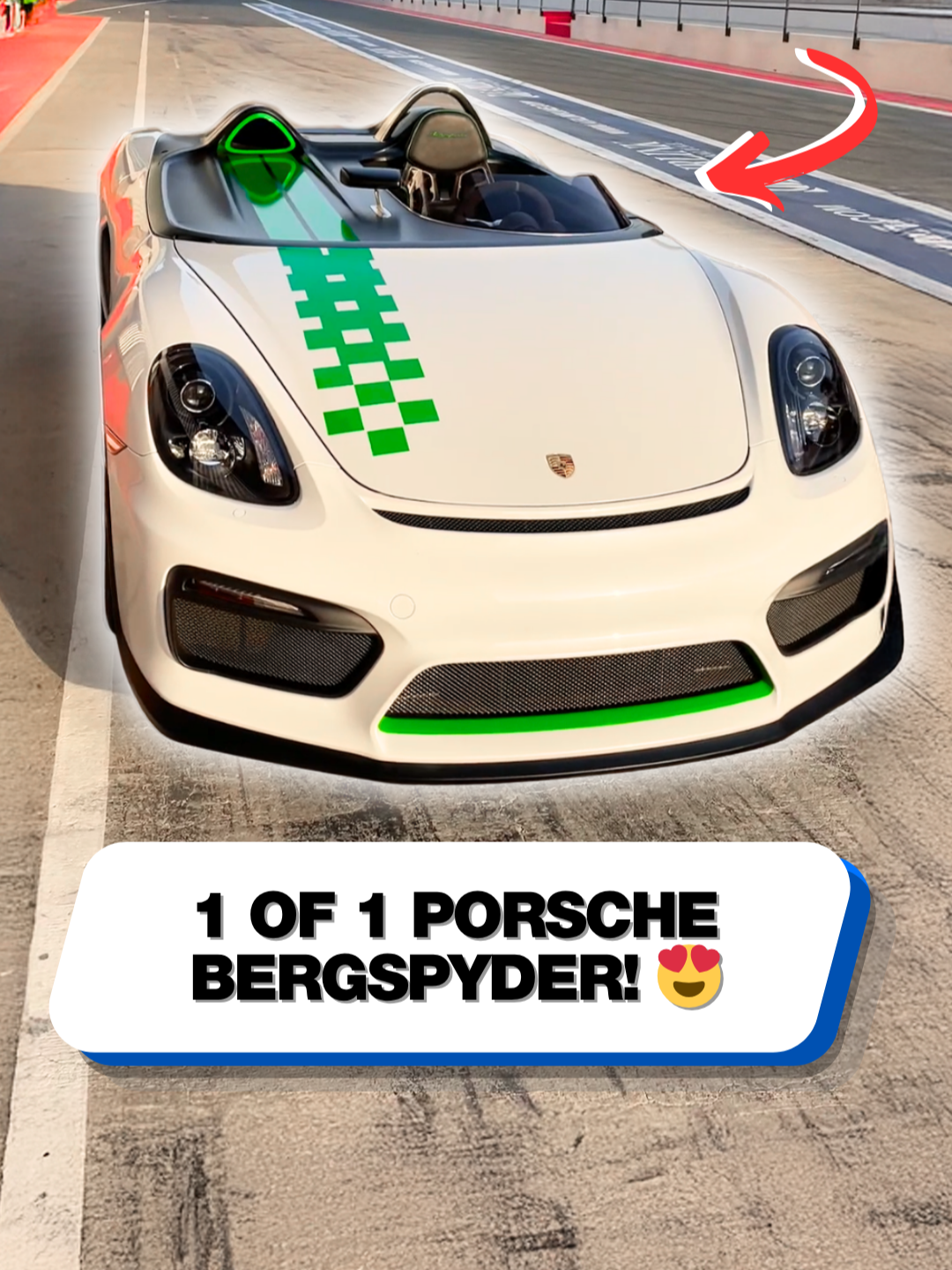 This Porsche has a hidden secret compartment... 😳 #porsche #bergspyder #supercar #1of1 #rarecars #cartok #hypercar #rare #supercars #concept #conceptcar #racing #trackcar #secret #supercarblondie