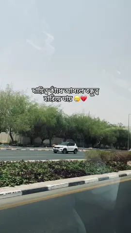 দায়িত্ব কাঁধে আসলে বন্ধুত্ব হারিয়ে যায় 🥲💔#bangladesh🇧🇩 #lusail_qatar #lifeupdate #foryou #qatar #foryoupage #newaccount #caption #unfrezzmyaccount @😘 🇧🇩ⴽΐ𝒚ᵃ𝒹🇸🇦💫 