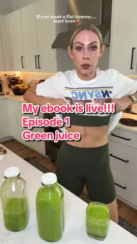 Comment “JUICE” to get my eBook sent straight to your inbox 💌 Episode 1 of my 25-day juice series is HERE 💚 This is the viral green juice I drink weekly for gut health, glowing skin + a flat tummy. My full eBook with all 25 recipes is officially live 🥒✨ #greenjuice #guthealth #debloat #glowfromwithin #juicerecipe #ebooklaunch #healthyhabits