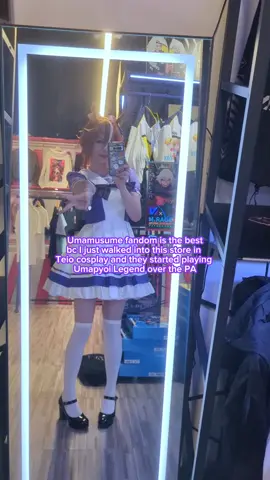 I cosplayed umamusume and met every single uma fan in the area it was awesome  #umamusume #umamusumeprettyderby #tokaiteio #tokaiteiocosplay #umamusumecosplay 