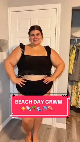 GRWM for a beach day 🐚 cute & comfy with all the summer essentials 💛 #grwm #beachday #summeroutfit #coastalstyle #outfitinspo #florida #indianshores #fypシ 