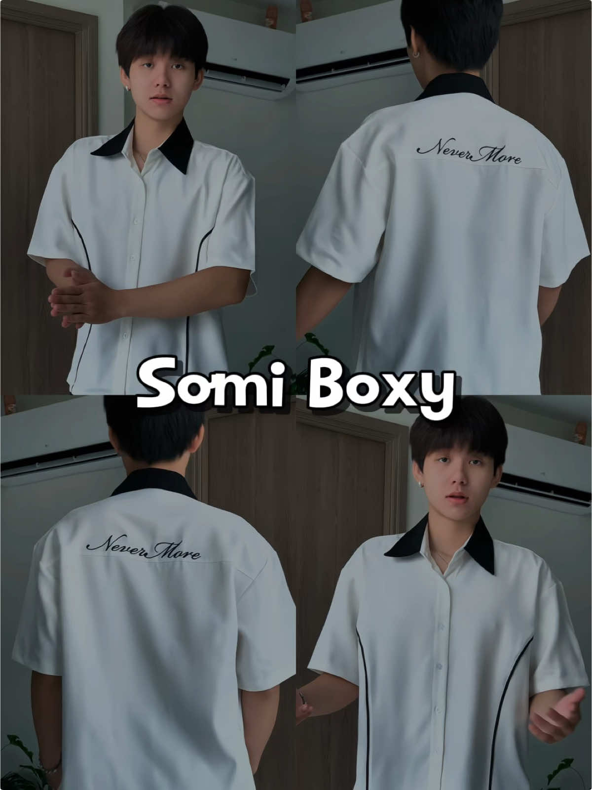 Đã thêm 1 sơmi yêi thích vào tủ đồ 🫰🏻#dangmacdo #outfit #phoido #reviewdonam #setdo #somi #somiboxy #pandax 