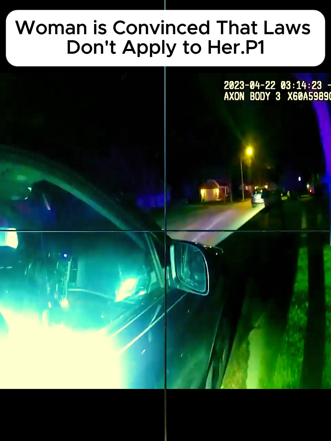 Woman is Convinced That Laws Don't Apply to Her#cop