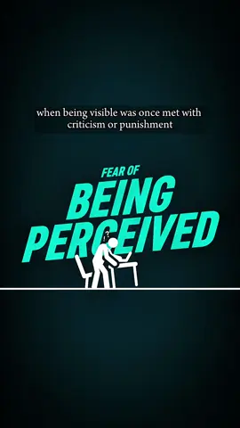 The fear of being perceived. | #psychology #MentalHealth #HealingJourney #selfgrowth #emotions #selfawareness #relatable #personality 