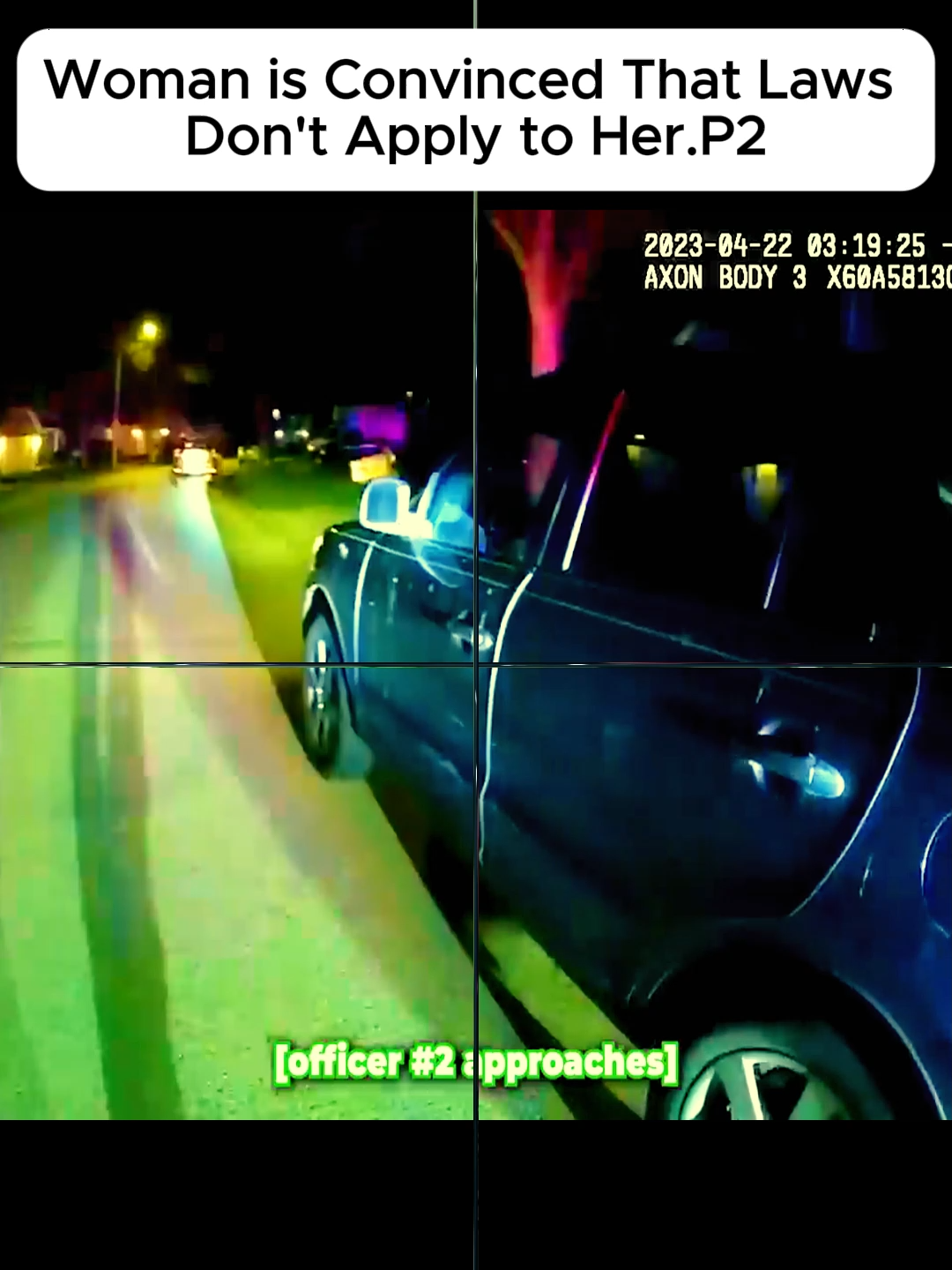 Woman is Convinced That Laws Don't Apply to Her#cop