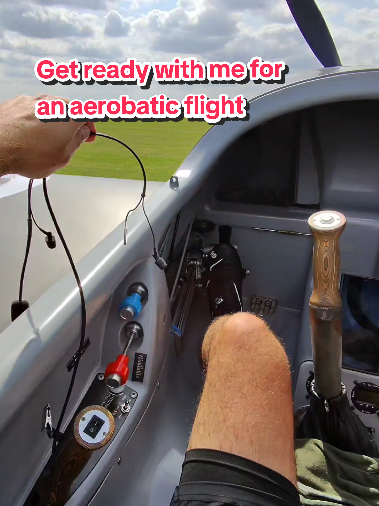 Get ready with me for an aerobatic flight!  This was at a training camp at @wickenby_airfield in Lincoln. Ask me anything.  #xtremeair #aerobatics #flying #grwm #asmr 