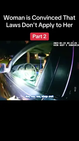 Woman is Convinced That Laws Don't Apply to Her #cops #police #viral #usa  